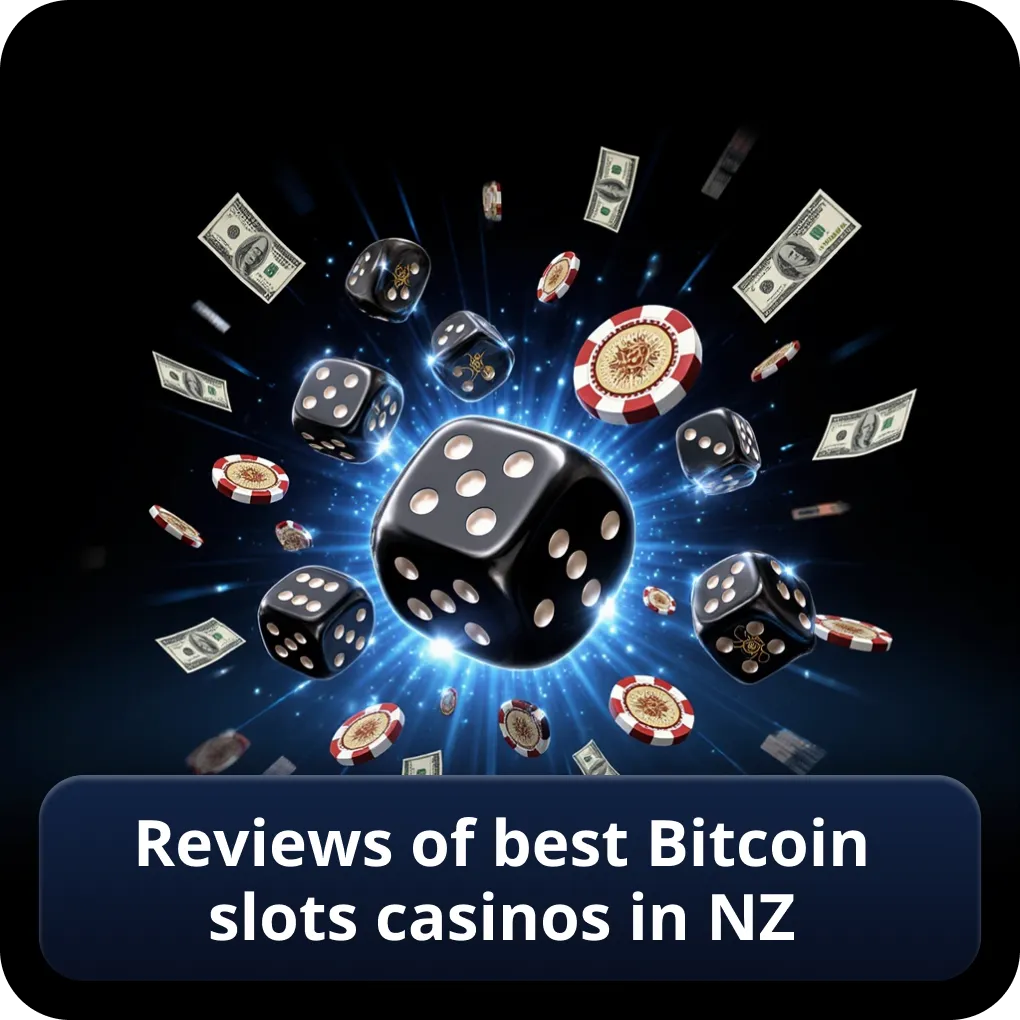 Reviews of best Bitcoin slots casinos in NZ