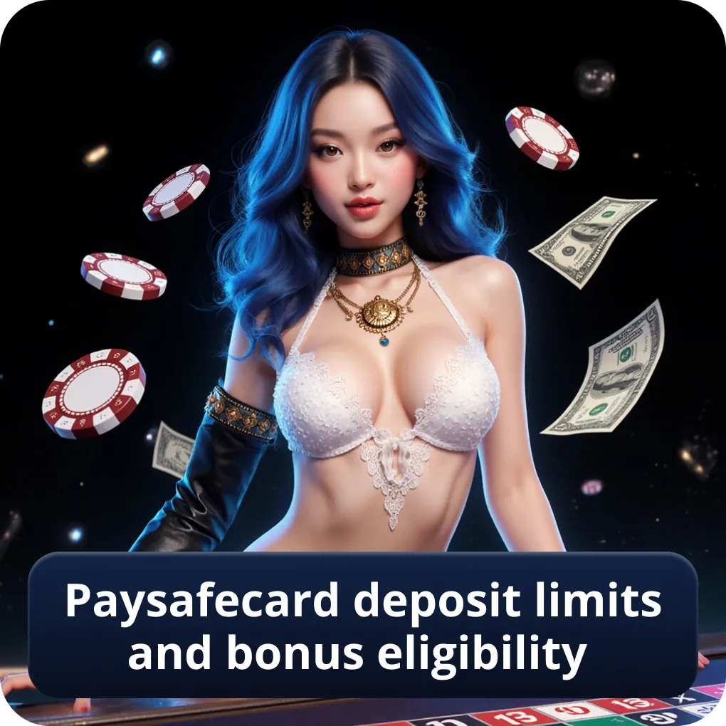 Paysafecard deposit limits and bonus eligibility